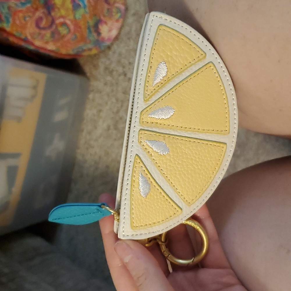 EUC Vera Bradley Lemon Keychain